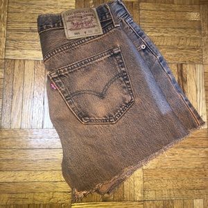 Levi Strauss & Co. Orange Dyed Shorts